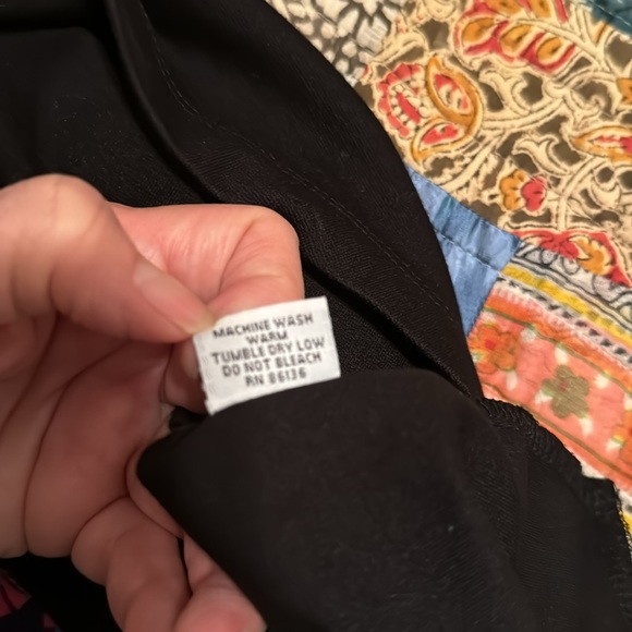 Bryan Walker tunic deep black asymmetrical - Picture 6 of 9